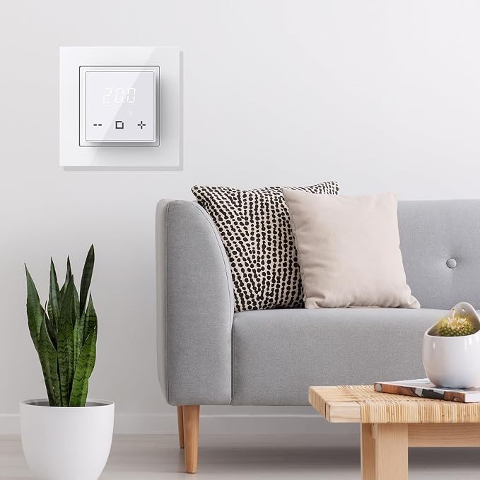 HEATIT WiFi Programmable Thermostat for Electric Floor Heating, Touchscreen