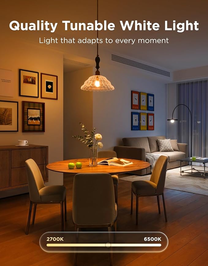 Govee Smart Light Bulbs A19 4 Pack PAR38 Smart Bulbs,1300Lm Outdoor Flood Light Bulb 2 Pack
