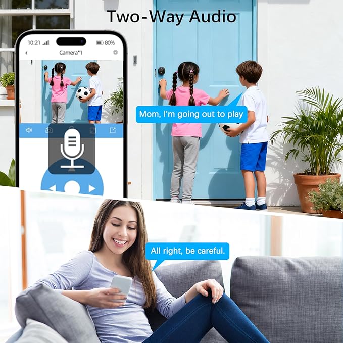 Solar Security Cameras Wireless Outdoor,4 Cam-Kit,Solar-Powered,No Subscription,Home Security Cameras System with 4MP Color Night Vision,Auto Tracking,Spotlight & Siren,32GB Memory Card,2.4 & 5G WiFi