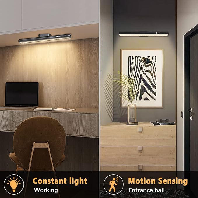 Battery Powered Operated Wall Strip Light with Motion Sensor
