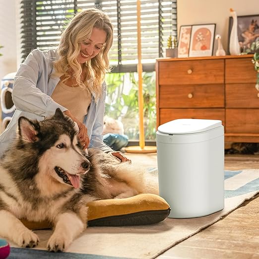 TOWNEW S2000 Auto-Sealing Trash Can, 5.5 Gallon Automatic with Hands-Free Sensor and Self-Replacing Bags for Kitchen, Office