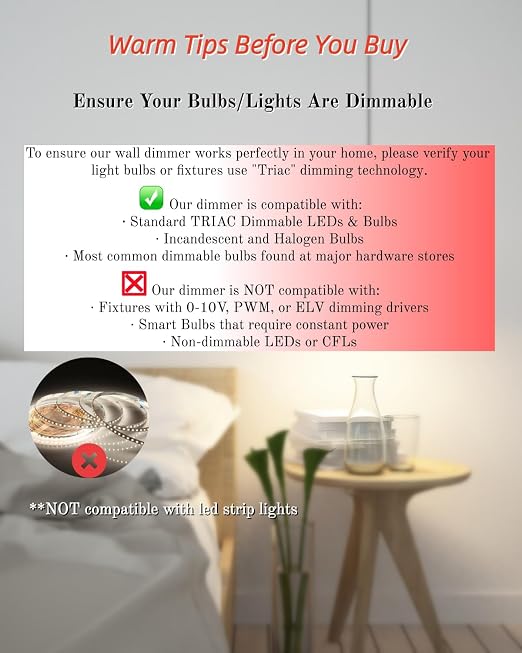 Wireless Dimmer Switch, 2 Remote Light and 1 Receiver kit, Compatible with Alexa Voice Control, Single Pole Smart Wall Switch Lighting Fixture for Ceiling Lights Lamps, Support 2.4G&5G