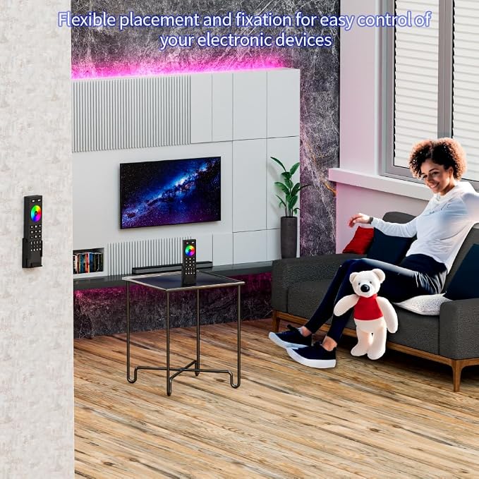 RC01RF Wireless 2.4G RF 4 Zone Single Color Wall Mounted & Mobile Smart Remote Powered by 2XAAA Batteries 3V Work with C01W C01Z C01RF Controller