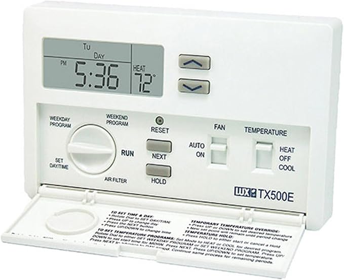 Lux Products TX500E Smart Temp Programmable Thermostat