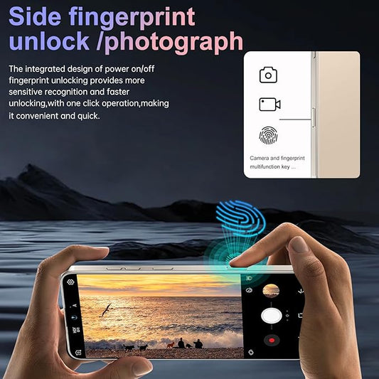 17PM Smartphone: Snapdragon 8 Gen 3, 12GB RAM + 512GB Storage, 7000mAh Battery, 6.99-inch Display, 68MP+108MP Camera, Android 15, 5G, Dual SIM - Superior OS Outperforms Competitors (Gold)