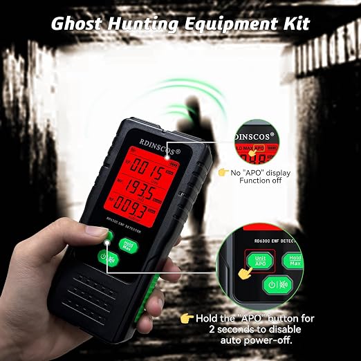 RDINSCOS EMF Detector 3-in-1 Electromagnetic Radiation Meter