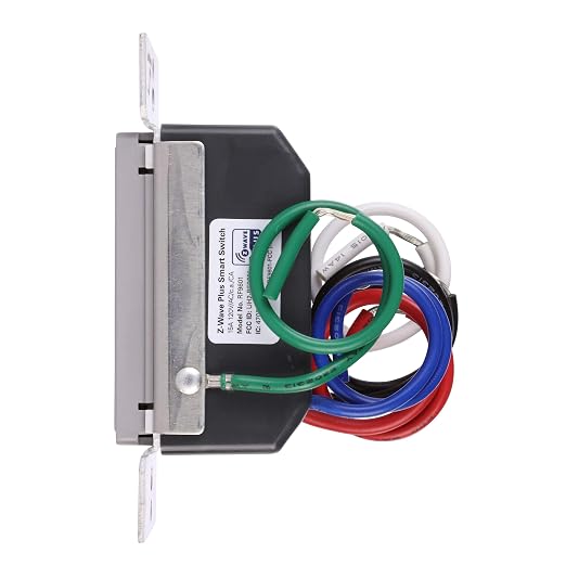 Eaton Z-Wave Plus RF9601DGY Wireless Switch, Single Pole, 3-Way, Gray