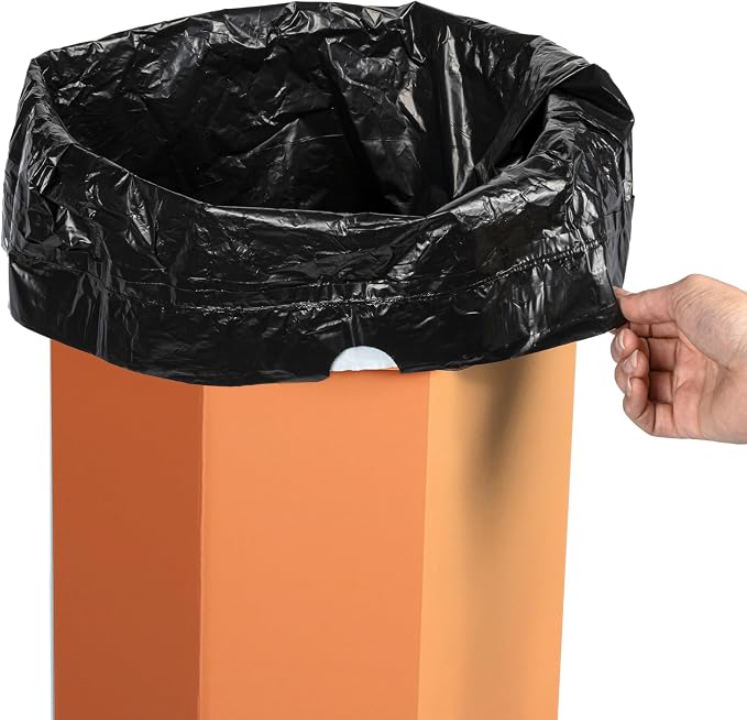 happimess Fleur 25 Gal Trash Can Bin, Carrot Cake, Set of 2