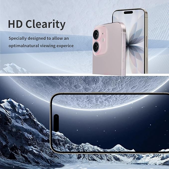 Juvraixo for iPhone 17 Privacy Screen Protector 6.3 Inch Anti Blue Light Tempered Glass 28° Rose red Gradient Anti-Spy Easy Installation Full Coverage Anti-Scratch