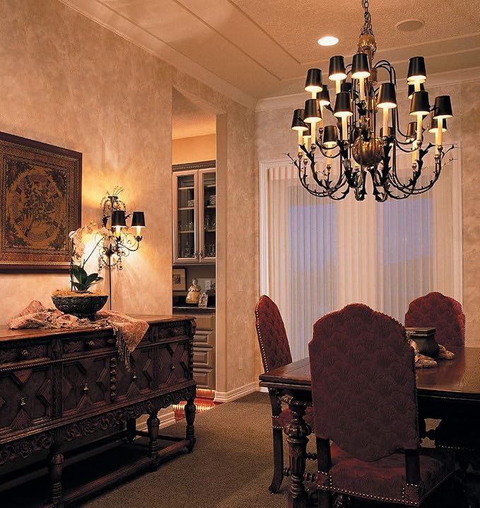 GE Lighting Relax HD LED E12 Chandelier Bent Tip Light Bulb, 60-Watt Equivalent, Clear Finish, Soft White, Dimmable, 4-Pack
