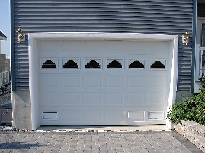 Smart Vent Insulated Foundation Flood Vent – Garage Door Model, FEMA Compliant and ICC-ES Certified Model 1540-524 (Gray)