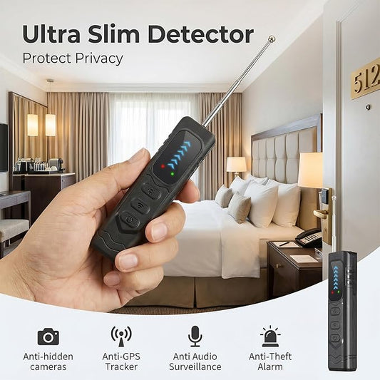 Hidden Camera Detectors,GPS Tracker Detector,Anti-Spy Detector,Listening Device Detector,Bug Detector for Travel, Hotel, Home, Car, Office