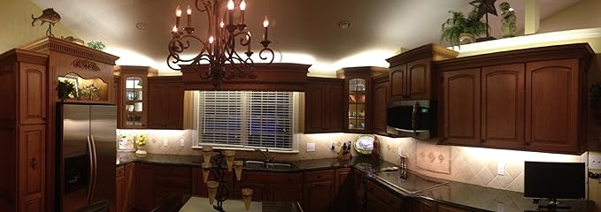 LED Lighting | Cut and Connect Series Kit: Ultra Bright | Cool White | 6000 K | 9.5ft/ 3M Kit Under Cabinet Lighting | Cove Lighting | Accent Lighting | Dimmable | Customizable Length