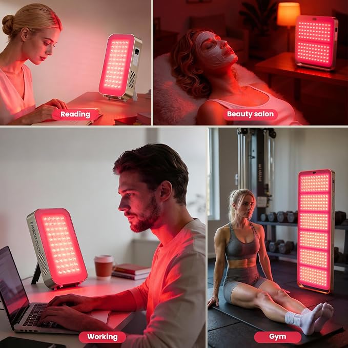 EmberTouch 215W Red Light Therapy Panel, 660nm 850nm Infrared Device