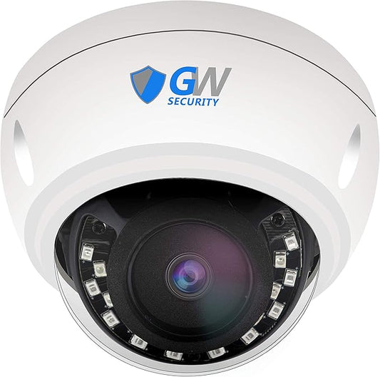 GW Security 32 Channel 4K NVR 8MP AI Human & Vehicle Detection Security Camera System with 32 UHD 4K 2160P Microphone PoE Outdoor/Indoor Weatherproof IP Security Dome Cameras