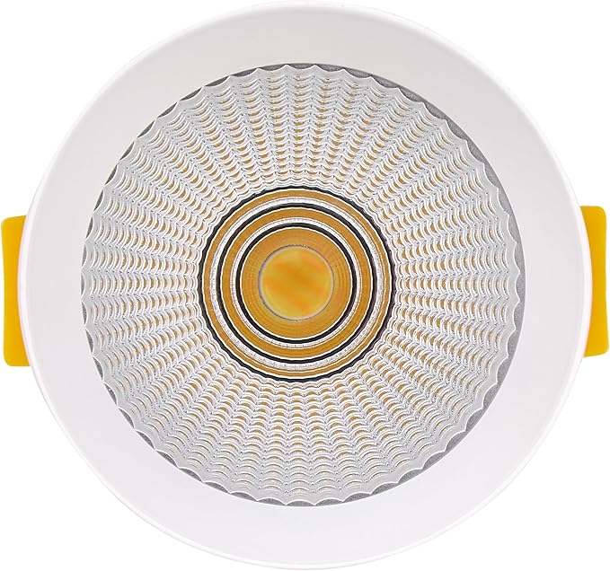 Maxxima 3 in. LED Cylinder Downlight, Recessed Ceiling Spot Light, 1000 Lumens, 5 CCT Selectable 2700K/3000K/3500K/4000K/5000K, Dimmable, White, 90 CRI, IC Rated, Canless, J-Box Included