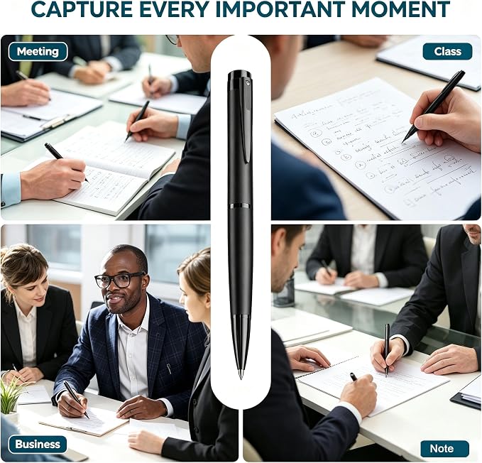 Mini Camera Pen 1080P HD Security Cam Nanny Camera with Loop Recording