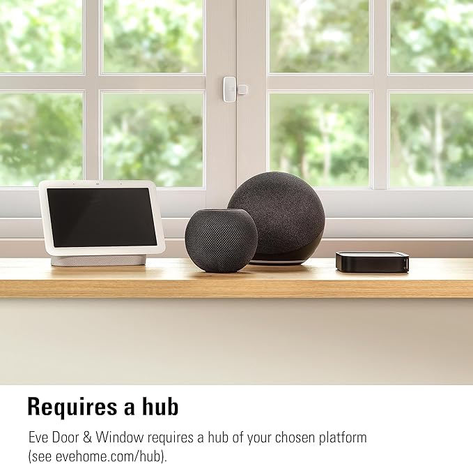 Eve Energy (2 Pack) Smart Plug and Eve Door & Window Smart Contact Sensor Bundle