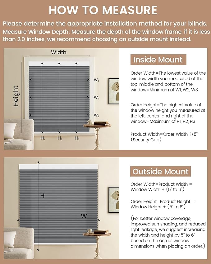 Kincmo Motorized Cellular Shades, Custom Motorized Blinds with Remote, Cordless Smart Electric Honeycomb Blinds Work with Apple HomeKit, Alexa, Google (75%-Blackout-Single-Cell Dark Grey)