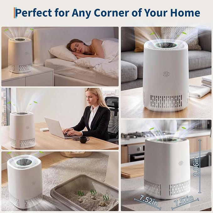 Garvee Air Purifiers for Home Large Room up to 1200 Sq Ft