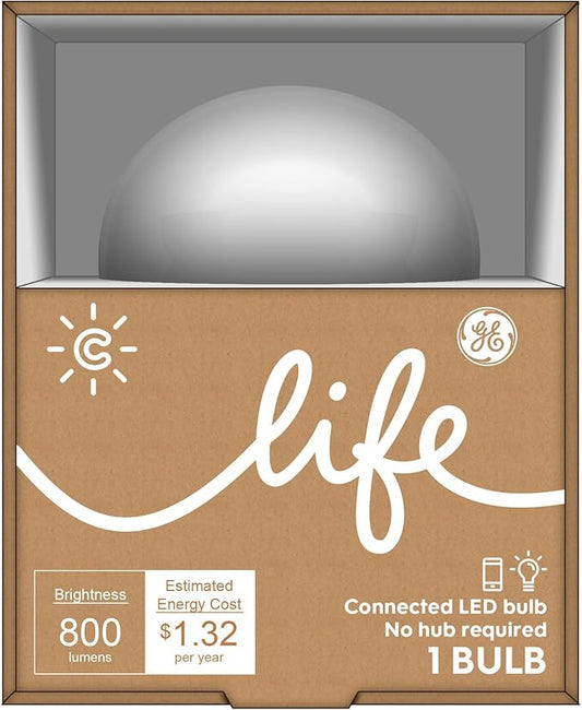 C by GE A19 C-Life Smart LED Light Bulb, 1-Pack