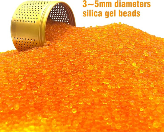 Gun Safe Dehumidifier, Moisture Absorber, 200g Small Silica Gel Desiccant Canister for Gun Cabinets & Safes, Aluminum Shell, Reusable