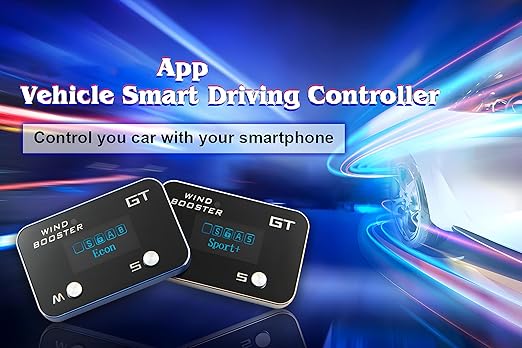 Throttle Response Controller Compatible for Chevy Colorado (2012-2022) GMC Canyon(2006-2022) 9 Drive Modes Throttle Connected APP Wind Booster GT Smart Electronic Throttle Accelerator (Upg)