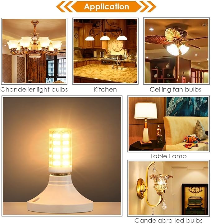 BA15D led bulb 120V Double Bayonet base 5 Watt Warm White 3000K for Sewing Machine Lamp, Non-dimmable (Pack of 4)