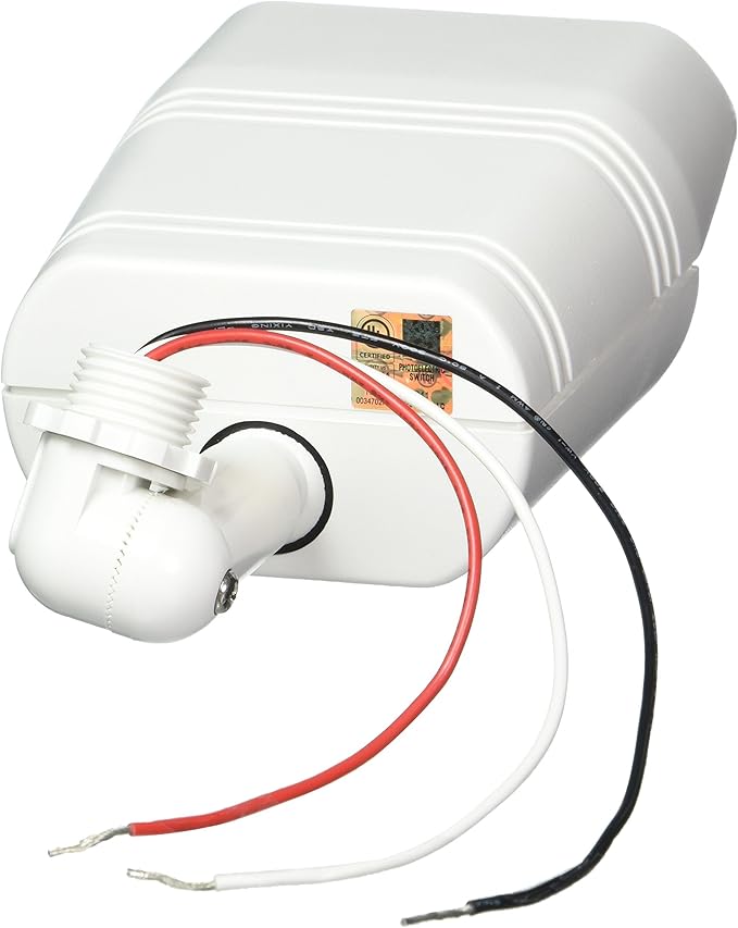 RAB Lighting GT500 Motion Sensor Light Outdoor – Hardwired Motion Sensor Flood Light, 120V/277V 600W/1350W Switching, 110° Detection, Wet Rated Outdoor Security Light - White