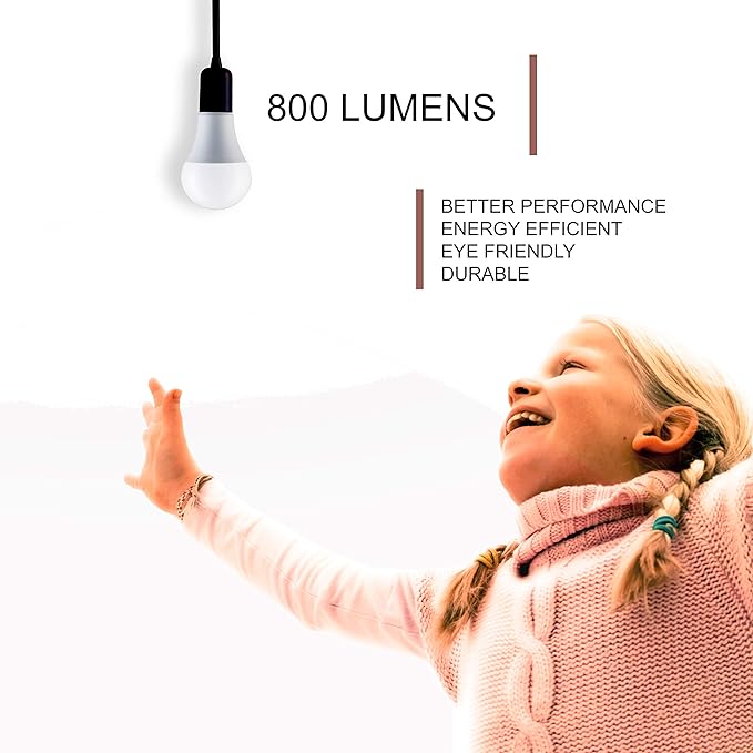 A19 LED Light Bulbs - E26 Base, 60W, 800 Lumens, Soft White 3000K Illumination - Dimmable, Energy Saving Outdoor & Indoor Home, Commercial Lighting - 80+ CRI, 10-Year Life - 24-Pack