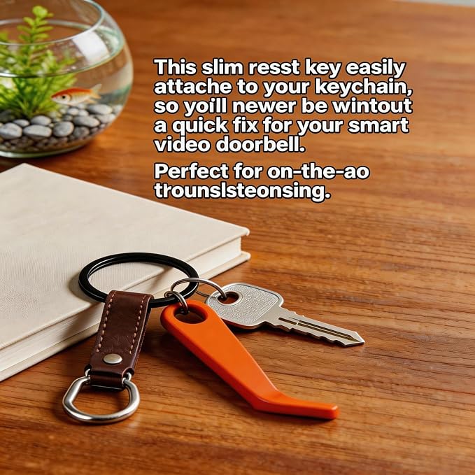 Video Doorbell Key Removal Tool, Fits Ring Battery Doorbell 2024 | Fits Wired Doorbell Pro & Plus, Durable Construction, Easy Key Extraction, Premium Maintenance Accessory For Newest Models