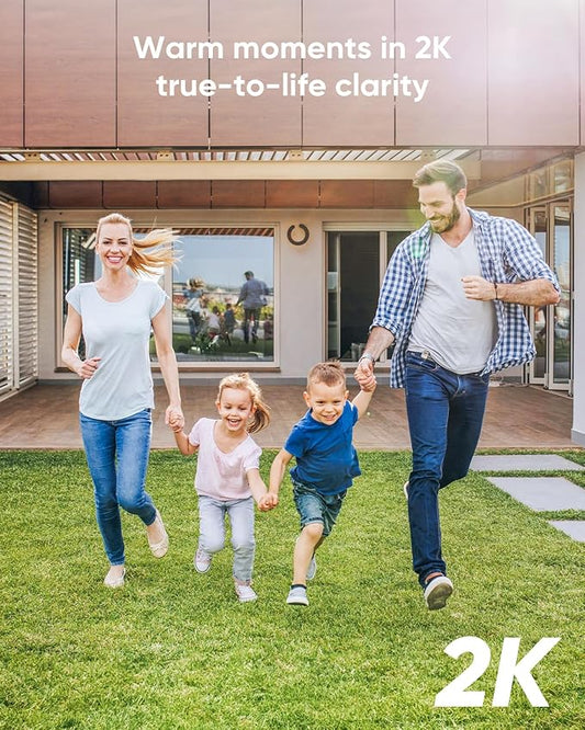 SANNCE 2K 3MP PoE Security Camera System - 8CH 6MP Surveillance NVR with 8PCS 3MP HD Clear Full Color Night Vision Bullet Cameras, IP67 Weatherproof, Audio Recording (1TB HDD)