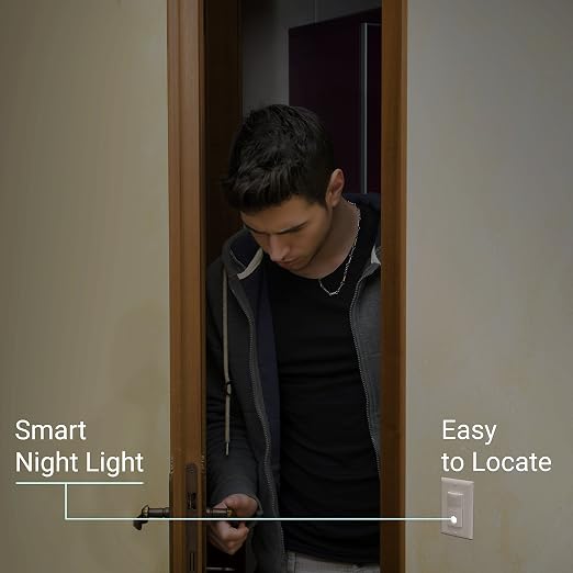 ENERLITES Motion Sensor Switch with LED Backlight, PIR Sensor, Motion Sensor Closet Light, 500W, 4A, Neutral Wire Required, HMOS