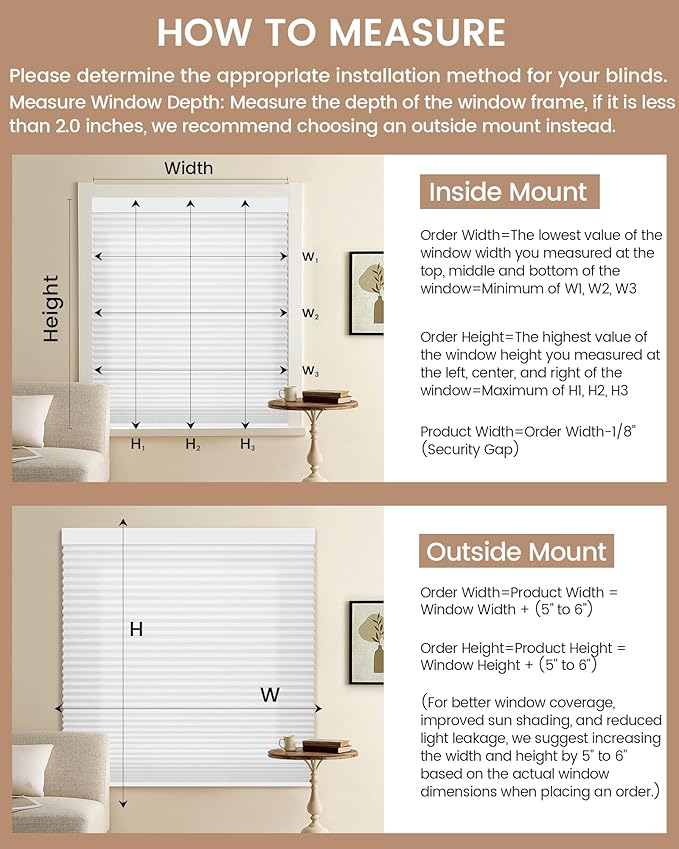 Kincmo Motorized Cellular Shades, Custom Motorized Blinds with Remote, Cordless Smart Electric Honeycomb Blinds Work with Apple HomeKit, Alexa, Google (75%-Blackout-Single-Cell White)