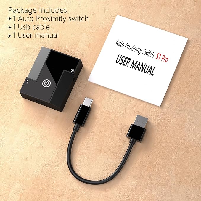 Automatic Privacy Switch for Wyze Camera Wyze cam v4 v3 og Indoor Security Camera, USB On Off, Auto Off at Home/On Away, No Need Manual Switching (Black)