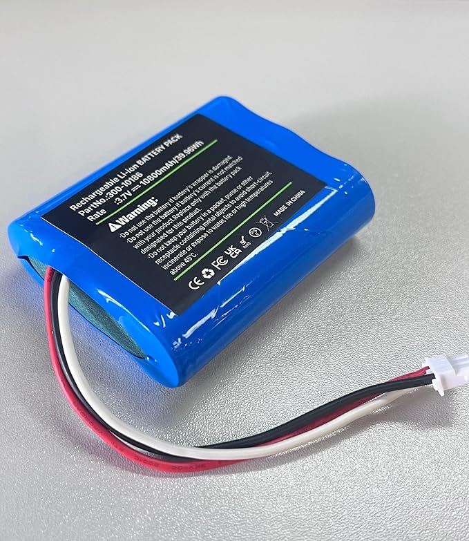 10800mAh Battery Replacement for ADT Command Smart Security Panel ADT5AIO-1 ADT5AIO-2 ADT5AIO-3 ADT7AIO-1, 300-10186 battery for ADT 2X16 AIO Home Security System Keypad ADT2X16AIO-1 ADT2X16AIO-2
