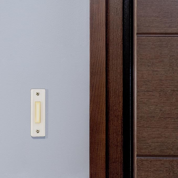 Newhouse Hardware Hardwired Chime Kit with 16-Volt/30VA Transformer and Surface-Mount White Button