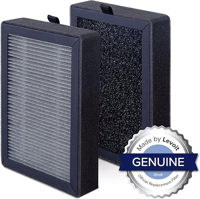 Levoit Air Purifier (LV-H128) and Replacement Filters (2 Pack)