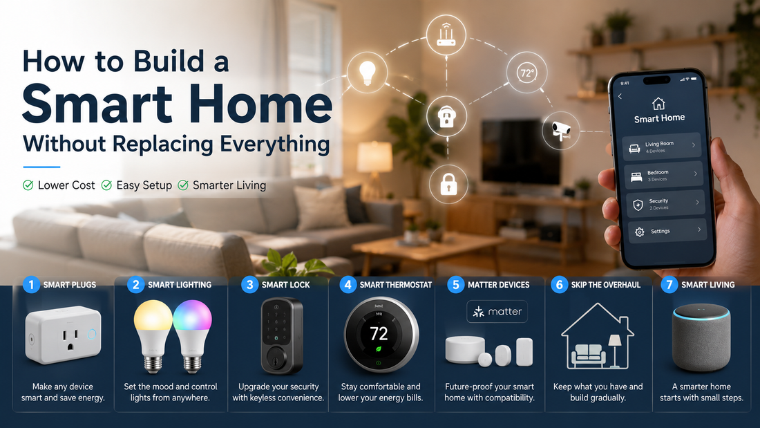 How to Build a Smart Home Without Replacing Everythin