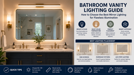 How to Choose the Right Bathroom Vanity Lighting for Flawless Mirror Illumination