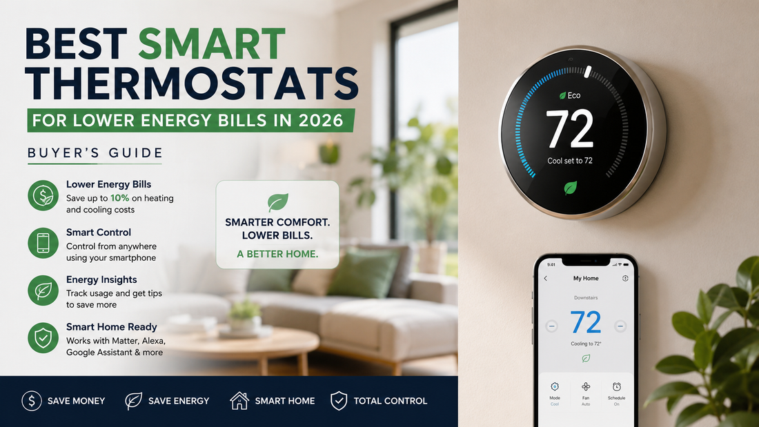Best Smart Thermostats for Lower Energy Bills in 2026: Buyer’s Guide