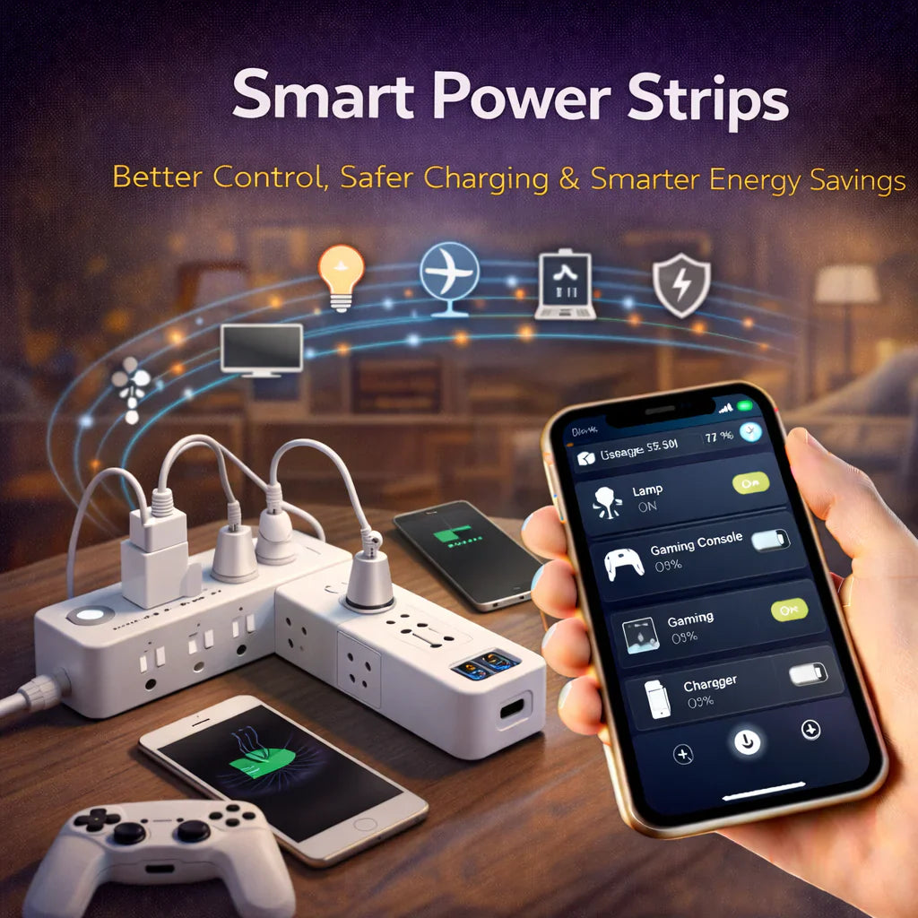 Smart Power Strips with Remote Outlet Control, USB Charging and Connected Home Energy Savings