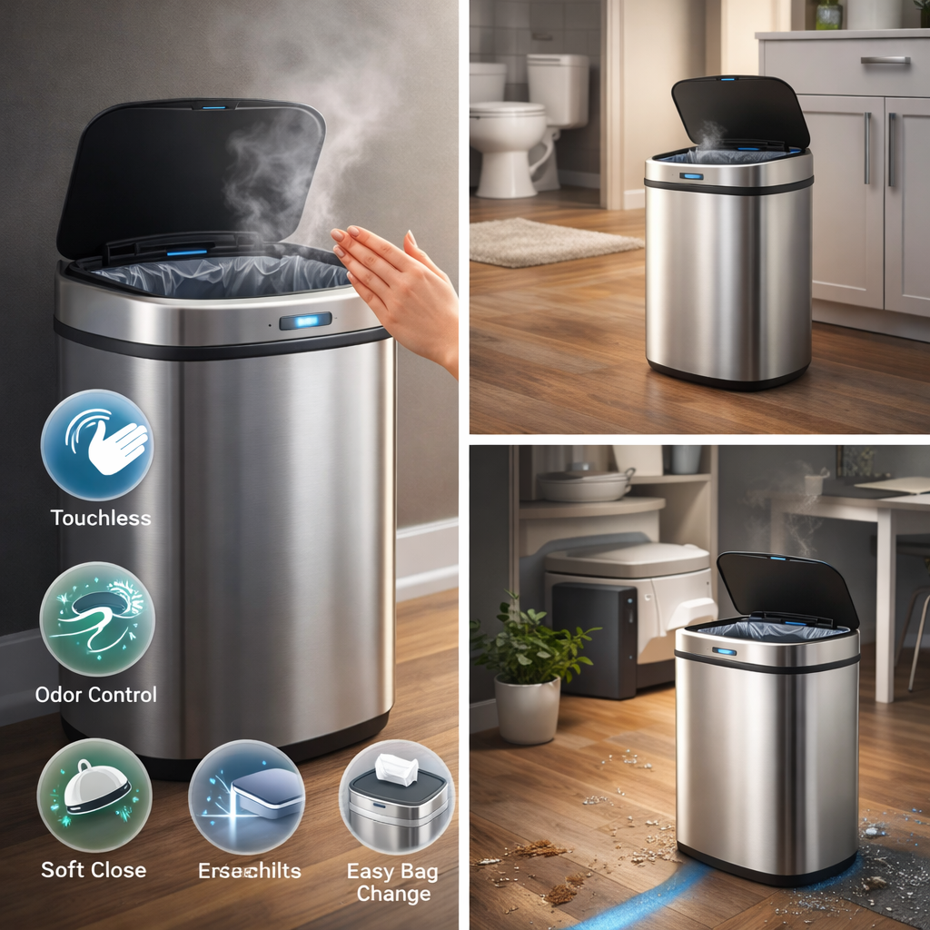 Smart Trash Cans | Touchless Kitchen & Bathroom Waste Systems
