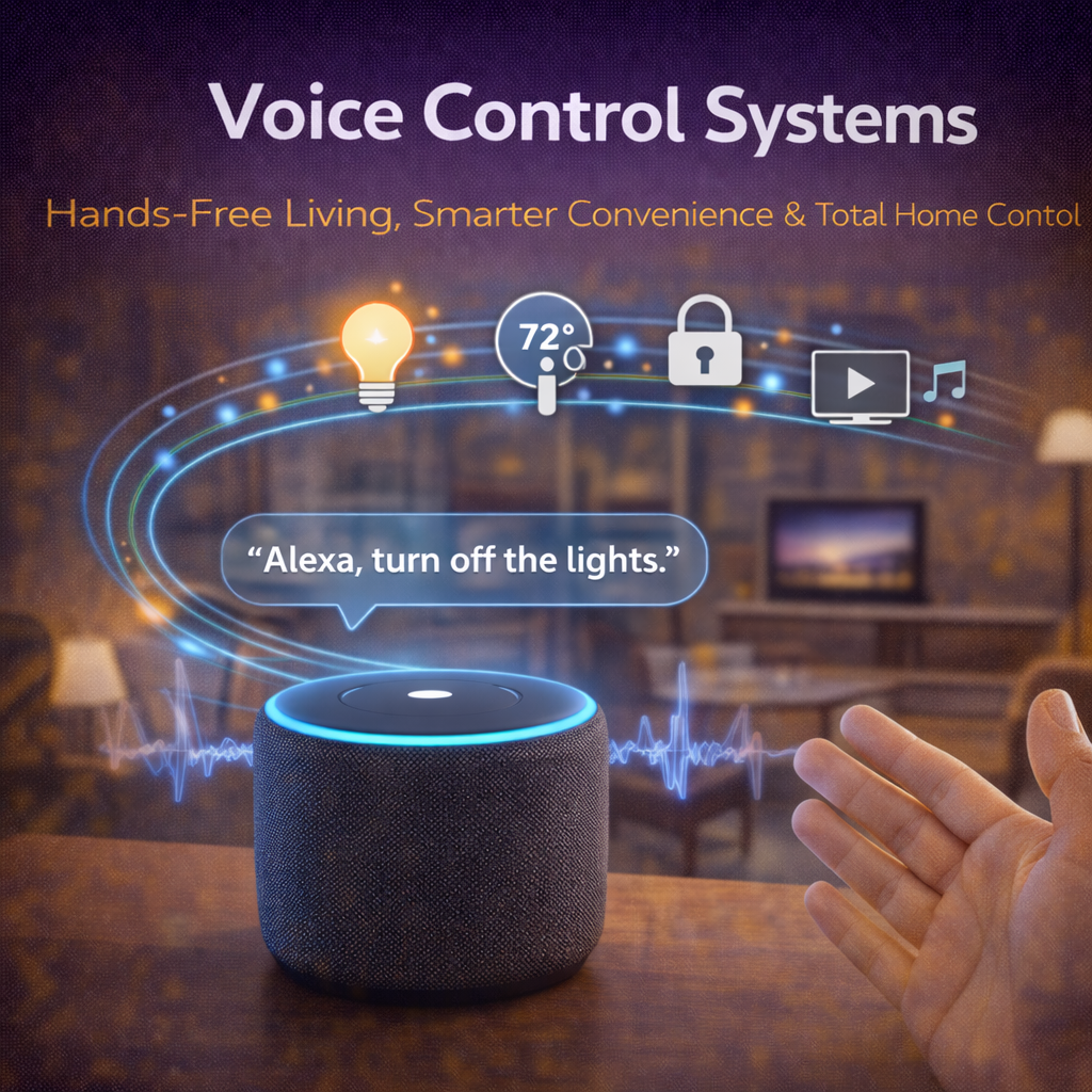 Voice Control Systems with Smart Voice Commands, Connected Automation and Complete Home Management