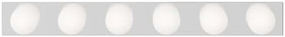 Kichler 6-Light Bathroom Vanity Light, Chrome