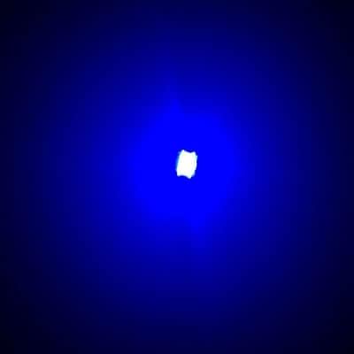 Taidacent 80mm Remote 5V Wireless LED Coil and 10PCS Colorful Wireless LEDs Wireless LED Induction Wireless Charging Module (Only 10 Blue Wireless LEDs Without Transmitter Coil)