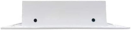 BUILDMART - 28x4 White Modern AC Vent Cover - Decorative Air Vent - Standard Linear Slot Diffuser - Register Grille for Ceiling, Walls & Floors - Texas Buildmart