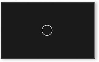 Smart Switch,Neutral Wire Required,APP Control,Black 1 Button