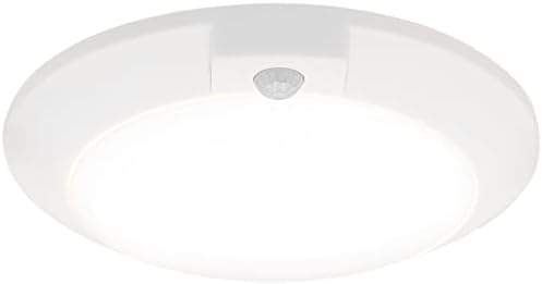 Maxxima 6 in. Round Motion Sensor LED Ceiling Mount Light Fixture - 600 Lumens, 3000K Warm White, Indoor Dome Light, Ideal for Closet, Hallway, or Kitchen Pantry Lighting (Pack of 2)