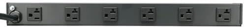 Tripp Lite 12-Outlet Rackmount PDU Power Strip, Network-Grade Front & Rear Facing Outlets, 20A, 120V, 15ft Cord with 5-20P Plug, Horizontal 1U Rack Mount, Lifetime Manufacturer's Warranty (RS1215-20)